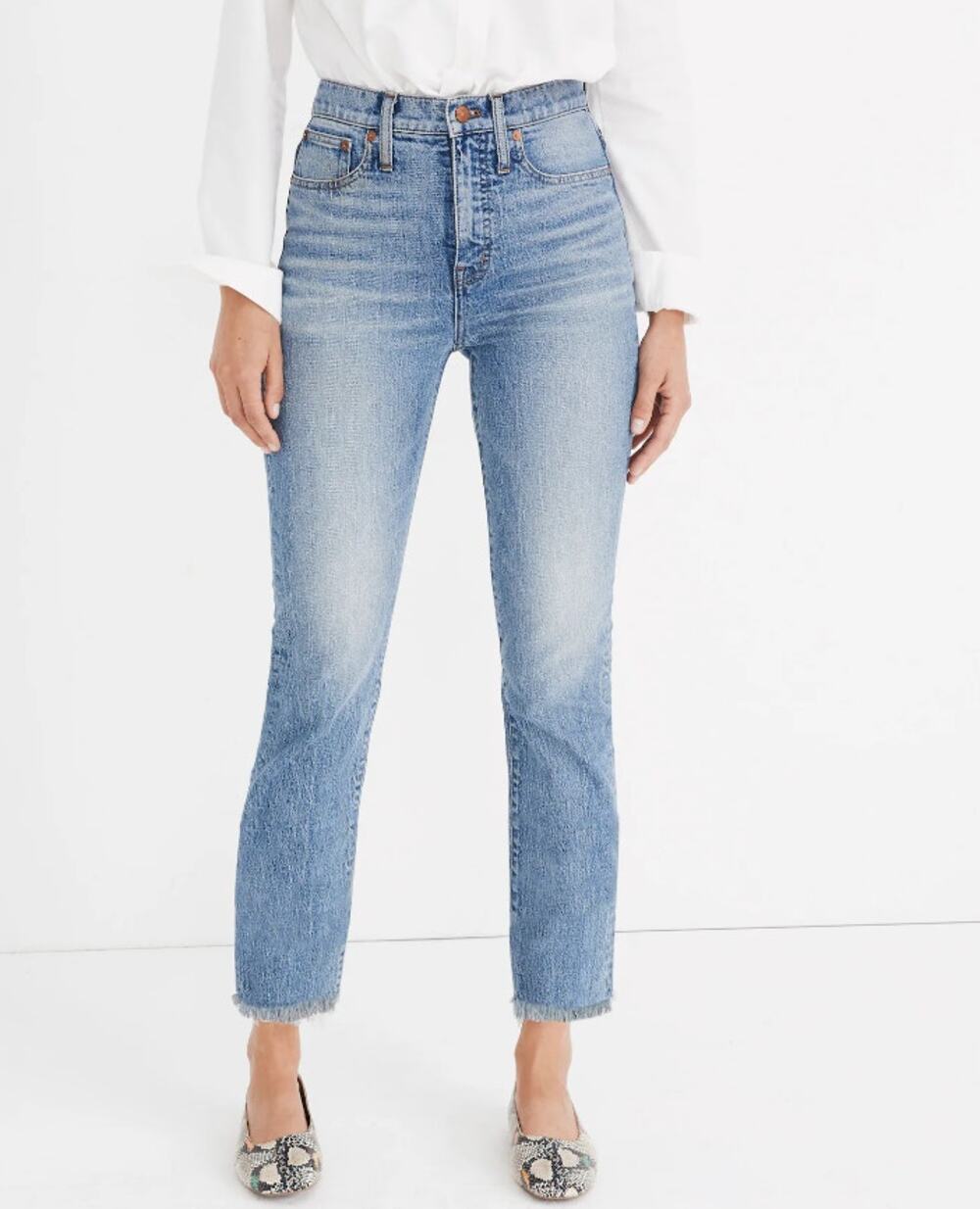 Madewell The Perfect Vintage Cropped Jean Size 25 in Ainsworth Wash